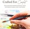 10-Piece Round Paint Brush Set, Large and Small Paint Brushes for Acrylic Painting, Gouache, Watercolor, Oil and Tempera, Soft Synthetic Round Tip, Various Sizes from 2 to 20